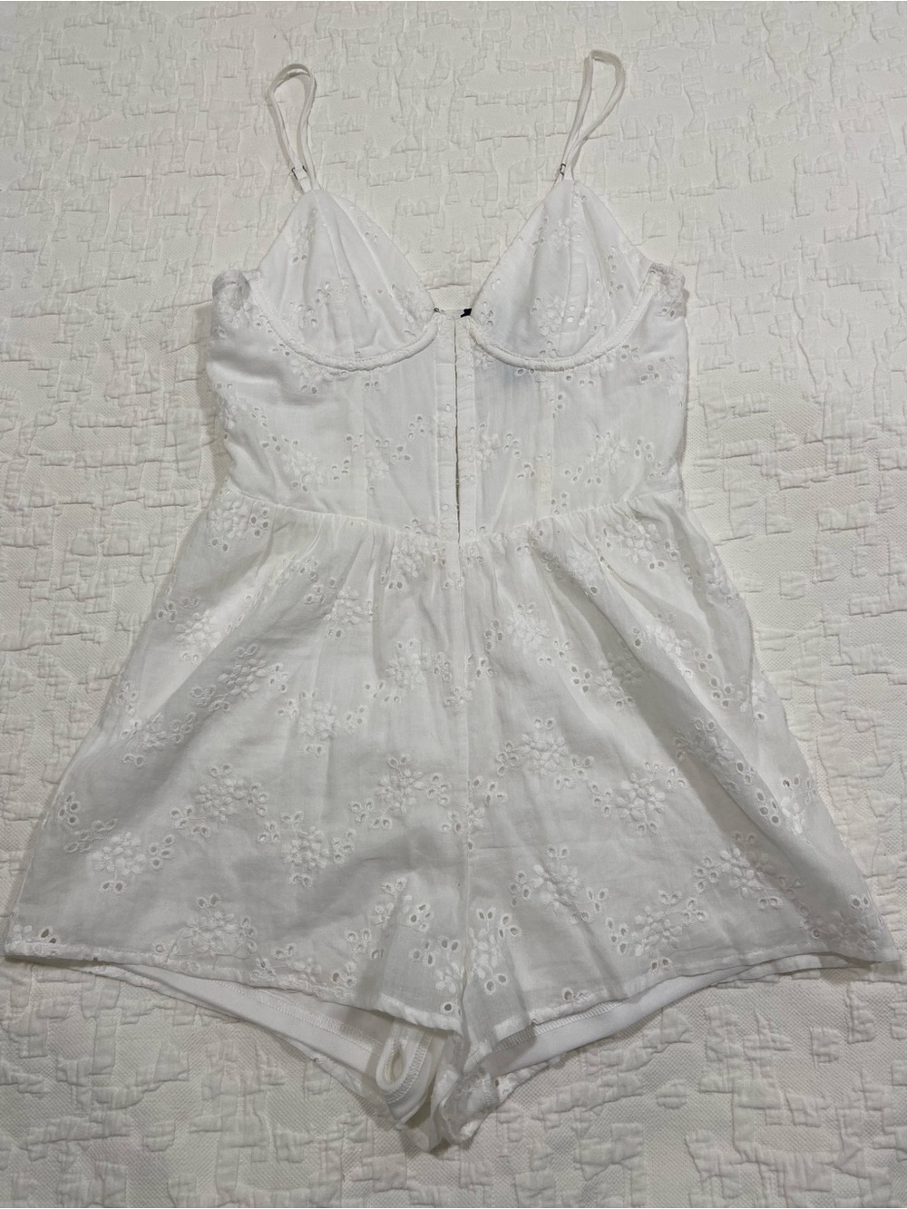 Windsor White Eyelet Romper